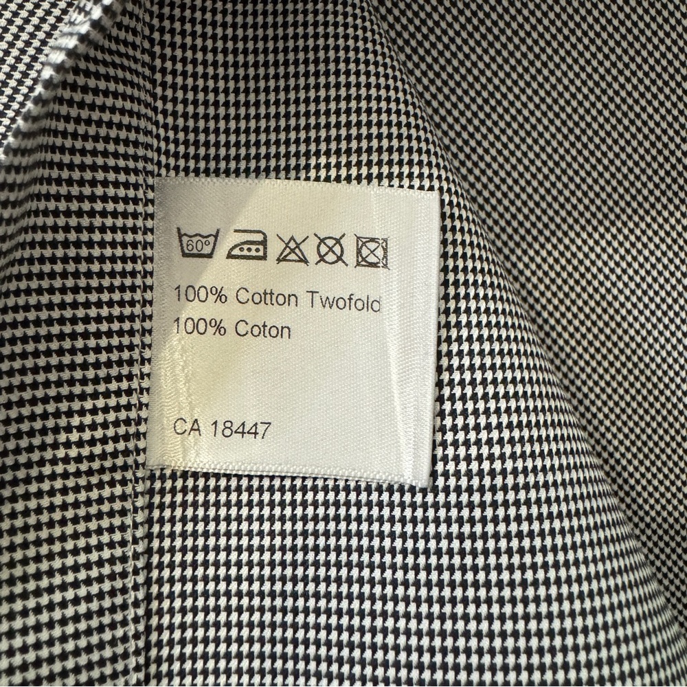 Stenströms Fitted Body Gray Twill Shirt Men’s 16.5 42 - Picture 7 of 8